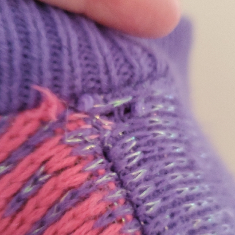 New Kids On The Block Knit Sweater VINTAGE NO SIZE (FLAWS) *Youth Or JRS sizing? - Picture 13 of 16